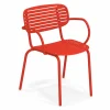 Clearance Chaise avec bras Mom - Antique Cherry (rouge) Ameublement Commercial Pour Terrasses