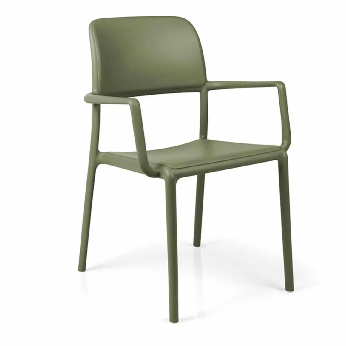 chaise_avec_bras_riva__ag_0.webp Hot Chaise avec bras Riva - Agave (verte) Ameublement Commercial Pour Terrasses