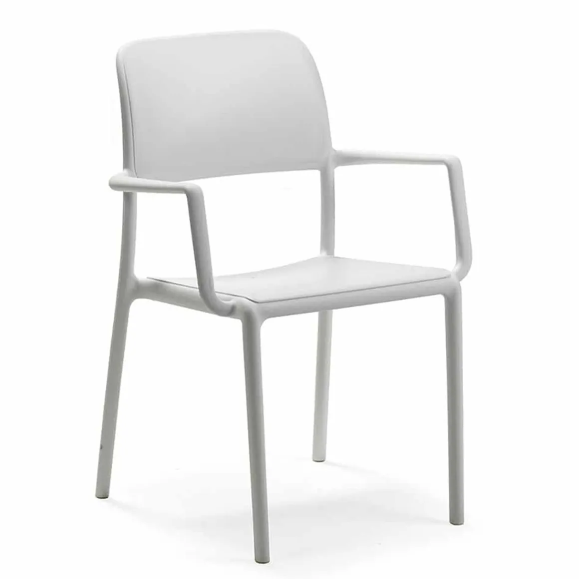chaise_avec_bras_riva__bi_0.webp Online Chaise avec bras Riva - Bianco (blanche) Ameublement Commercial Pour Terrasses