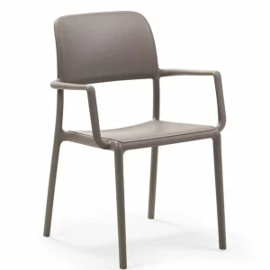 Outlet Chaise avec bras Riva - Tortora (beige) Ameublement Commercial Pour Terrasses