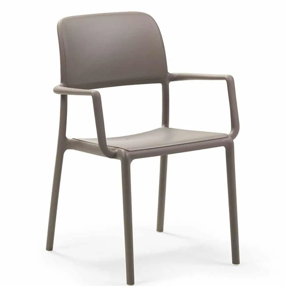 chaise_avec_bras_riva__to_0.webp Outlet Chaise avec bras Riva - Tortora (beige) Ameublement Commercial Pour Terrasses