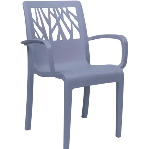 New Chaise avec bras Vegetal - Denim Blue (Bleue) Ameublement Commercial Pour Terrasses