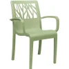 Discount Chaise avec bras Vegetal - Sage Green (Verte) Ameublement Commercial Pour Terrasses