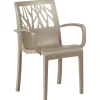 Discount Chaise avec bras Vegetal - French Taupe (Beige) Ameublement Commercial Pour Terrasses