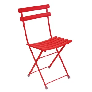 Best Chaise sans bras Arc en Ciel - Antique Cherry (Cerise antique) Ameublement Commercial Pour Terrasses