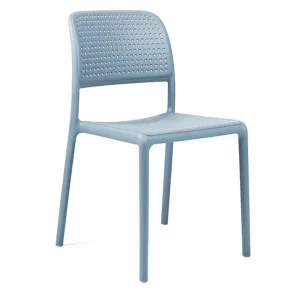 New Chaise sans bras Bora Bistrot - Celeste (bleue) Ameublement Commercial Pour Terrasses