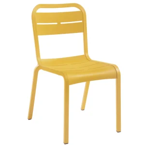 Outlet Chaise sans bras Cannes - Yellow (jaune) Ameublement Commercial Pour Terrasses