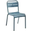 Discount Chaise sans bras Cannes - Mineral Blue (bleue) Ameublement Commercial Pour Terrasses