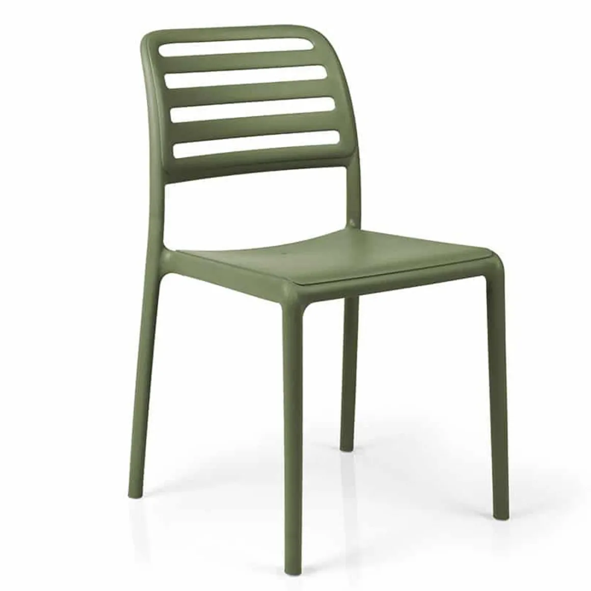 chaise_sans_bras_costa_bi_0-1.webp New Chaise sans bras Costa Bistrot - Agave (verte) Ameublement Commercial Pour Terrasses