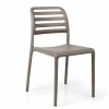 New Chaise sans bras Costa Bistrot - Tortora (beige) Ameublement Commercial Pour Terrasses