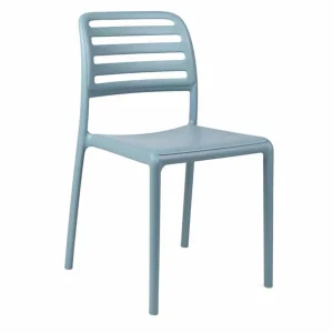 Best Chaise sans bras Costa Bistrot - Celeste (bleue) Ameublement Commercial Pour Terrasses
