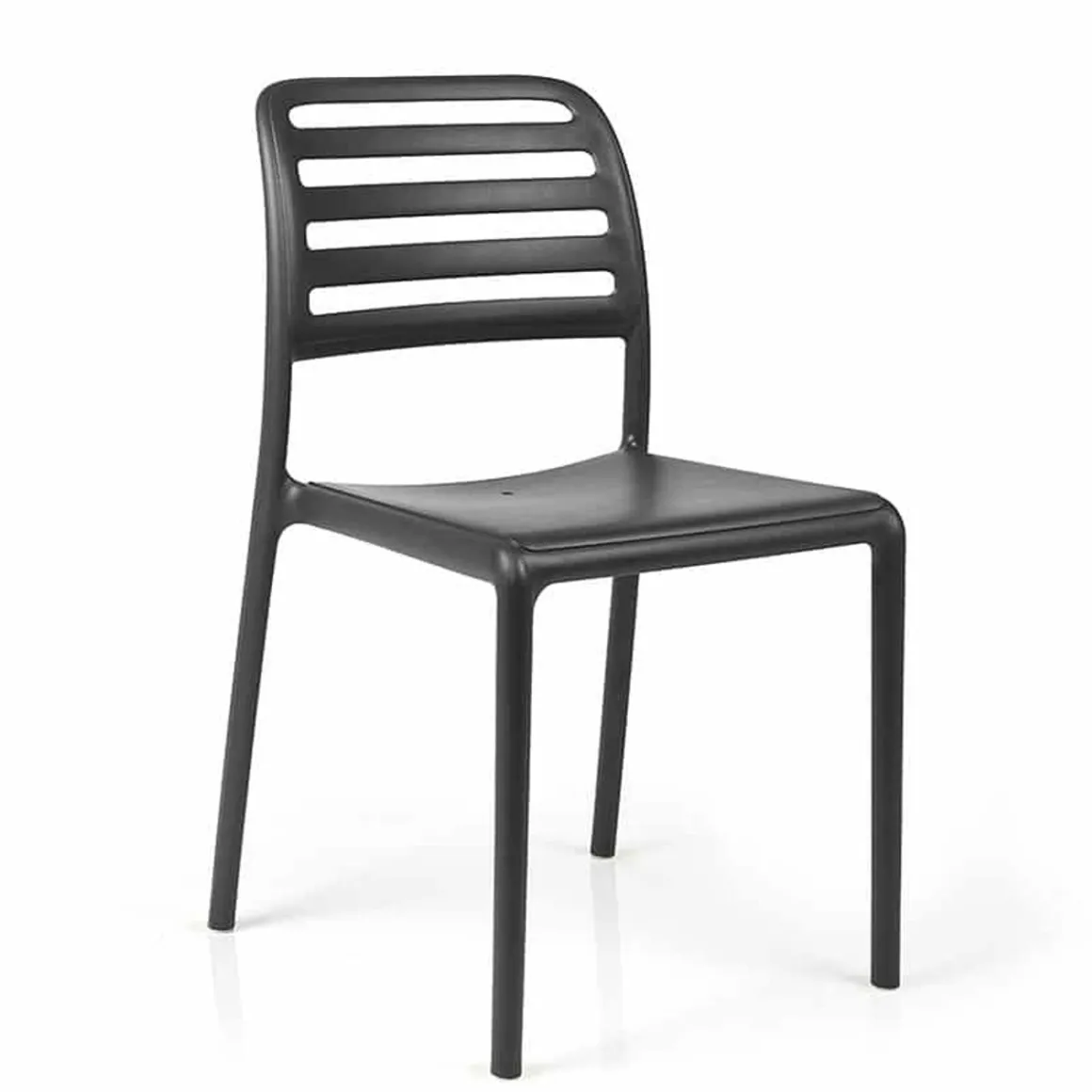 chaise_sans_bras_costa_bi_0-4.webp Hot Chaise sans bras Costa Bistrot - Antracite (noire) Ameublement Commercial Pour Terrasses
