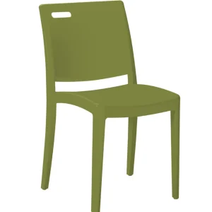 Hot Chaise sans bras Metro - Cactus Green (Vert Cactus) Ameublement Commercial Pour Terrasses