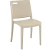 Online Chaise sans bras Metro - Linen (Beige) Ameublement Commercial Pour Terrasses