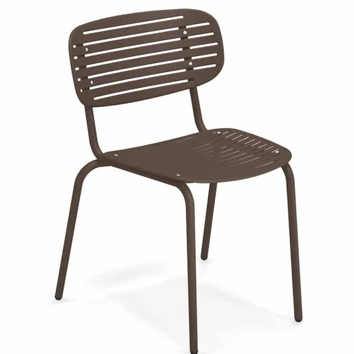 chaise_sans_bras_mom__ant_0-2.webp Sale Chaise sans bras Mom - Antique Bronze (brune) Ameublement Commercial Pour Terrasses