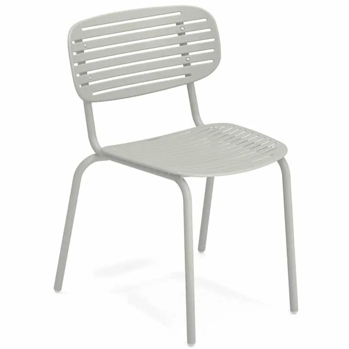 chaise_sans_bras_mom__ant_0.webp Online Chaise sans bras Mom - Antique Cement (grise) Ameublement Commercial Pour Terrasses