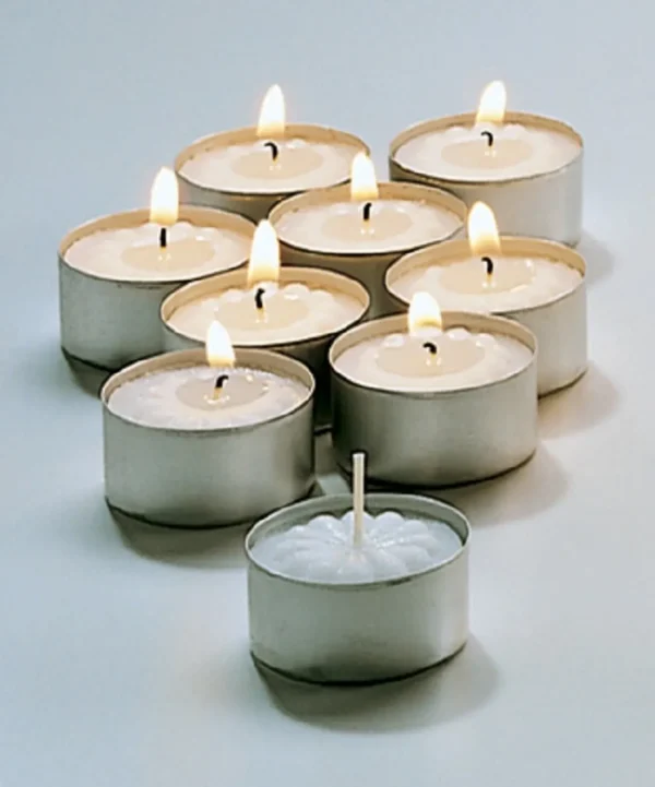 Sale Chandelle Tea Light de 5 heures - 500 par boite Accessoires Et Décor De Table