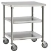 Sale Chariot pour Merrychef de 36" de haut avec roues à freins Tables De Travail Commerciales
