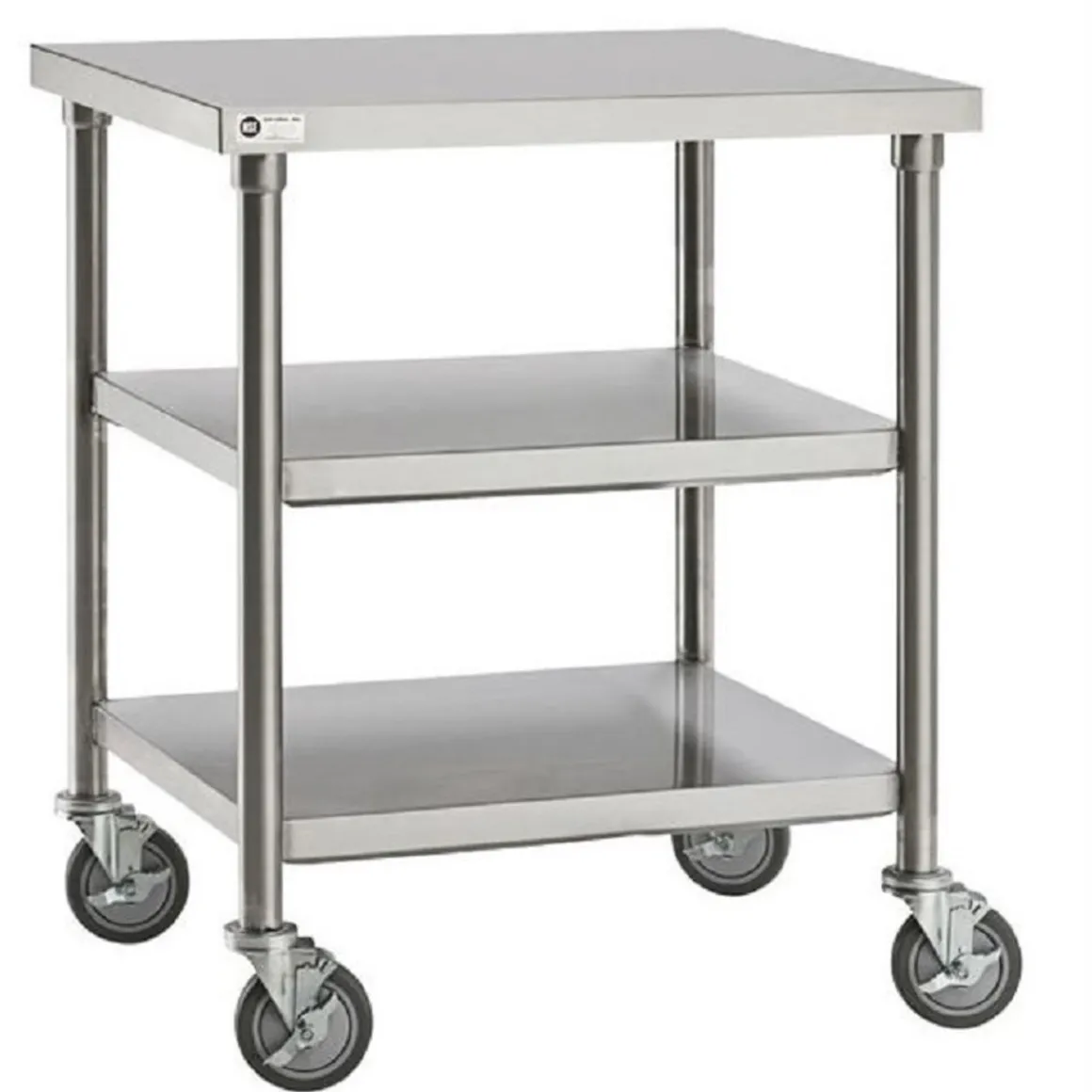 chariot_pour_merrychef_de_0.webp Sale Chariot pour Merrychef de 36" de haut avec roues à freins Tables De Travail Commerciales