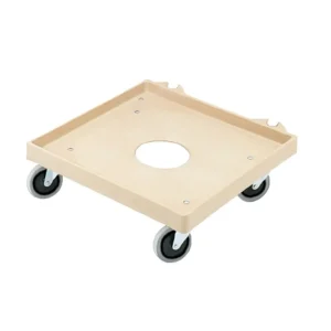 Outlet Chariot pour panier de lavage de 20" x 20" en plastique avec 4 roues pivotantes Diables Et Chariots Spécialisés