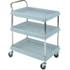 Hot Chariot utilitaire à 3 tablettes - Bleu de polymère Chariots