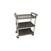 Discount Chariot utilitaire à 3 tablettes de 25" x 16" - Gris Chariots
