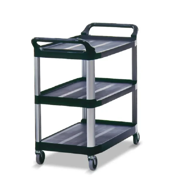 Hot Chariot utilitaire à 3 tablettes de 40.5" x 20" x 38" Xtra - Noir Chariots