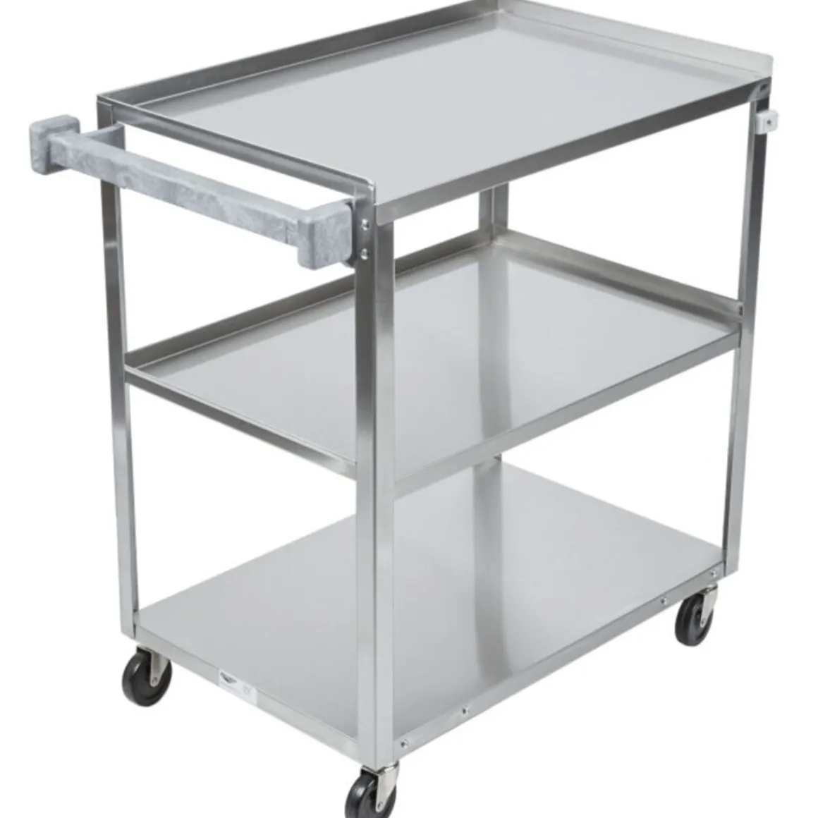 chariot_utilitaire___tabl_0.webp Outlet Chariot utilitaire à 3 tablettes en acier inoxydable - Capacité de 400 lb. - 30.875" x 17.75" x 33.75" Chariots