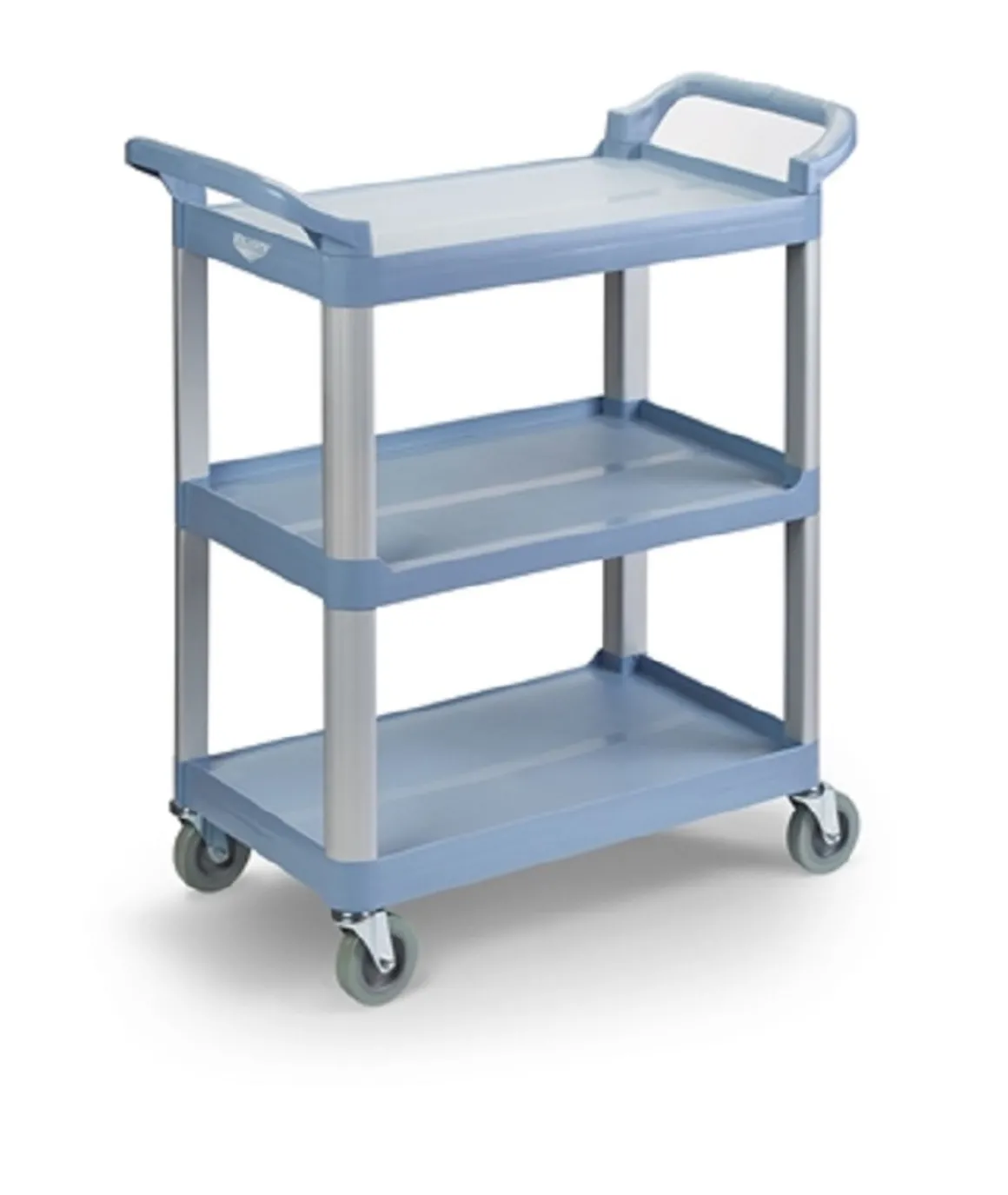 chariot_utilitaire___tage_0.webp Fashion Chariot utilitaire à 3 étages avec roues de 4" - Gris-Bleu Chariots
