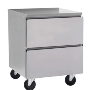 Discount Comptoir de travail de 32" avec congélateur à tiroirs sur roues - Modèle Démo Support D'équipement Et Tables Réfrigérées