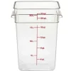 Outlet Contenant carré gradué de 22 qt. (20.8L) Camwear CamSquare - Transparent Rangement Des Aliments