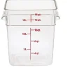 Hot Contenant carré gradué de 18 qt. (17.2L) Camwear CamSquare - Transparent Rangement Des Aliments