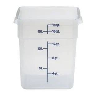 Sale Contenant carré gradué de 18 qt. (17.2L) CamSquare - Translucide Rangement Des Aliments