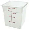 Outlet Contenant carré gradué de 8 qt. (7.6L) CamSquare - Translucide Rangement Des Aliments