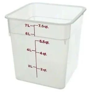 Outlet Contenant carré gradué de 8 qt. (7.6L) CamSquare - Translucide Rangement Des Aliments