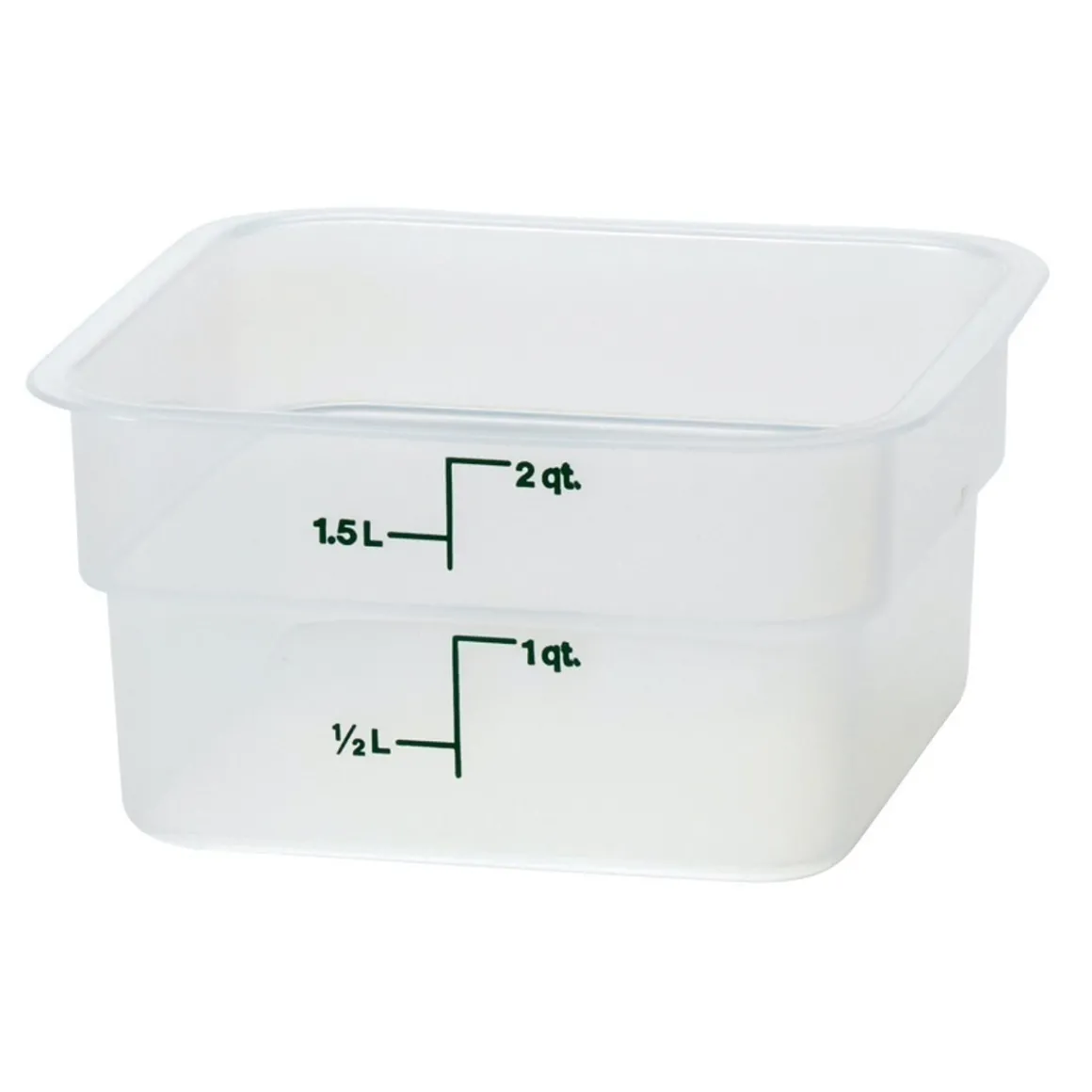 contenant_carr_gradu_de___0-6.webp Sale Contenant carré gradué de 2 qt. (1.9L) CamSquare - Translucide Rangement Des Aliments