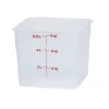 Outlet Contenant carré gradué de 6 qt. (5.7L) CamSquare - Translucide Rangement Des Aliments