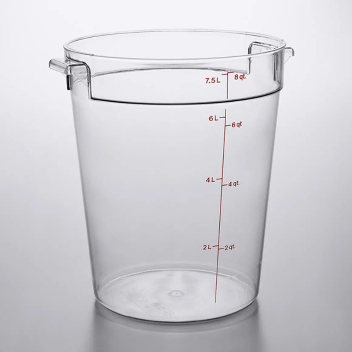contenant_rond_gradu_de___0-1.webp Discount Contenant rond gradué de 8 qt. (7.6L) Camwear - Transparent Rangement Des Aliments