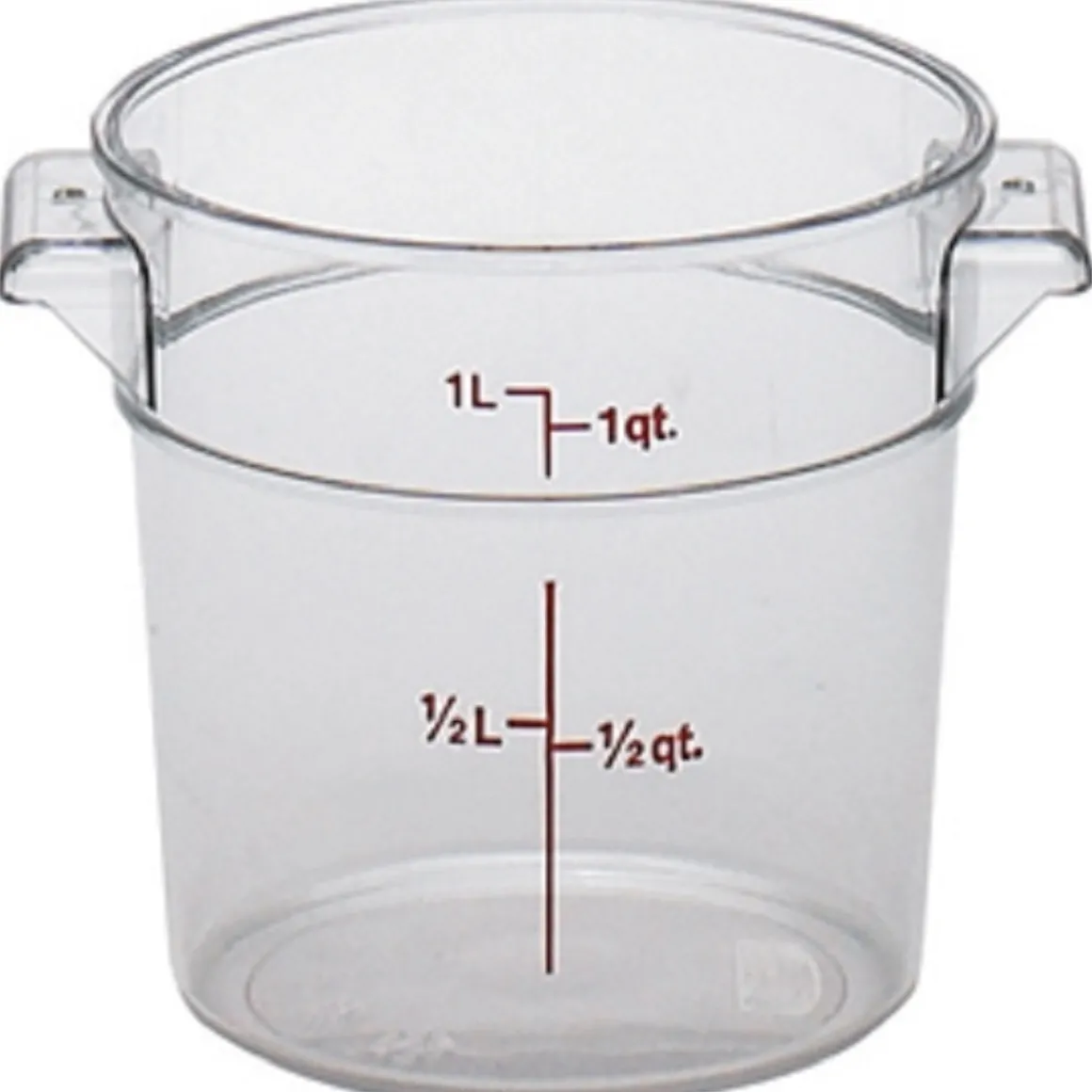 contenant_rond_gradu_de___0-10.webp Best Contenant rond gradué de 1 qt. (0.9L) Camwear - Transparent Rangement Des Aliments