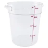 Best Contenant rond gradué de 4 qt. (3.8L) Camwear - Transparent Rangement Des Aliments