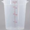 Sale Contenant rond gradué de 8 qt. (7.6L) - Translucide Rangement Des Aliments