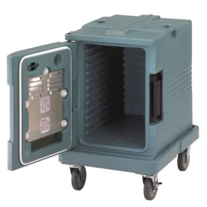 Sale Conteneur de transport chauffant isotherme sans roue pour 6 bacs 1/1 Ultra Pan Carrier - Gris granite - 110V Distributeurs De Breuvages Et Conteneurs Ìsolés