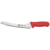 Outlet Couteau à pain dentelé de 9" avec manche rouge Couteaux