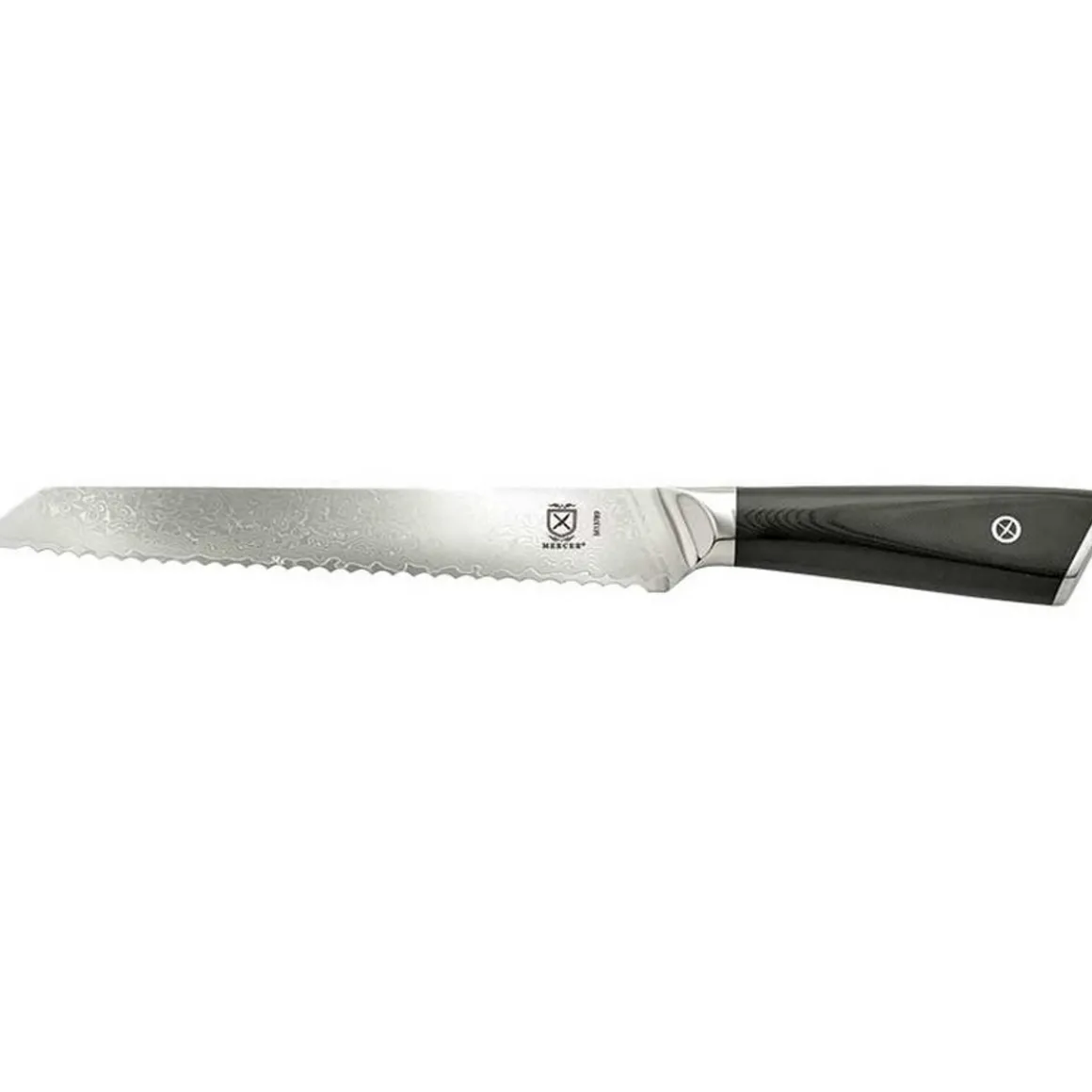 couteau__pain_dentel_de___0-3.webp Discount Couteau à pain dentelé de 8" à manche ergonomique G10 Damascus Couteaux