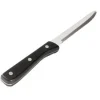 Fashion Couteau à steak de 9.25" avec manche noir Mustang - 12 par boite Coutellerie