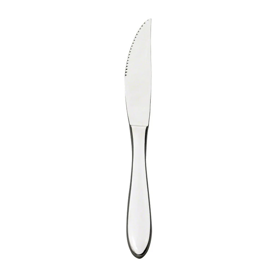 couteau__steak_dentel_de__0-4.webp Hot Couteau à steak dentelé de 9 1/3" en acier inoxydable 18/10 Eclipse - 12 par boîte Coutellerie