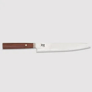 Fashion Couteau à trancher de 9.25" avec manche en bois de noyer Pro Couteaux