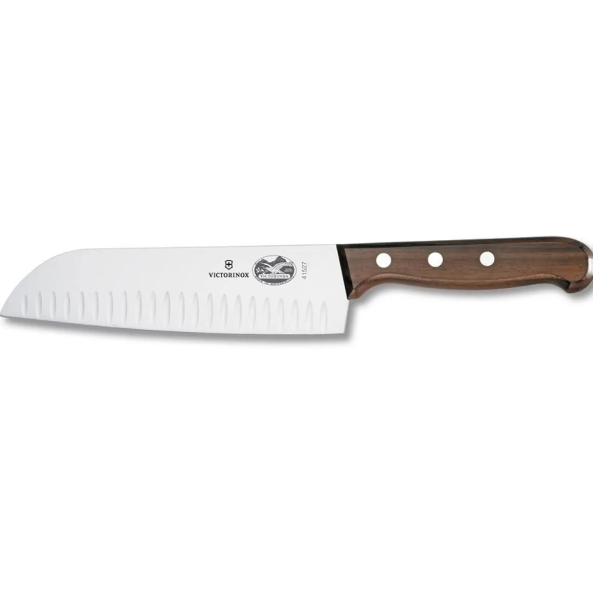 couteau_santoku_alvol_de__0-1.webp Discount Couteau Santoku alvéolé de 7" avec manche en bois Couteaux