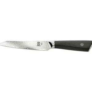 New Couteau utilitaire de 5" à manche ergonomique G10 Damascus Batterie De Cuisine