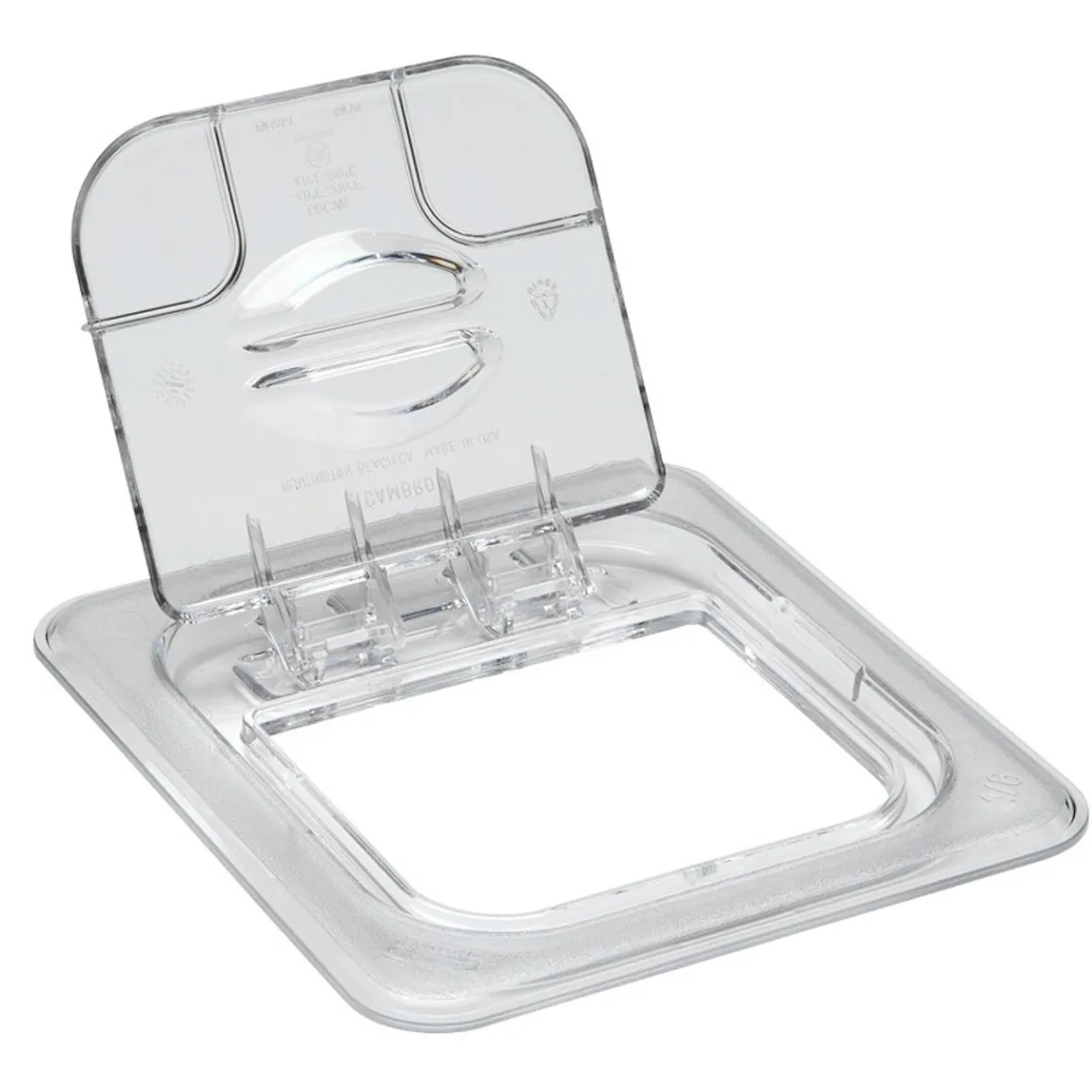 couvercle__bascule_pour_b_0.webp Hot Couvercle à bascule pour bac gastronorme 1/6 Camwear - Transparent Rangement Des Aliments
